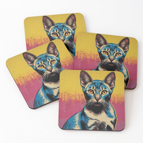 Item preview, Street Art Cats - Abyssinian designed and sold by Skyeleigh and Spideough.