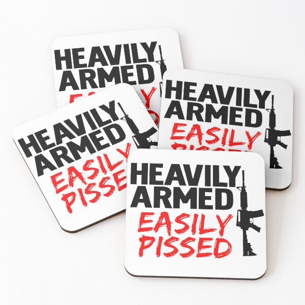 Item preview, Heavily armed easily pissed designed and sold by rhettbarber.