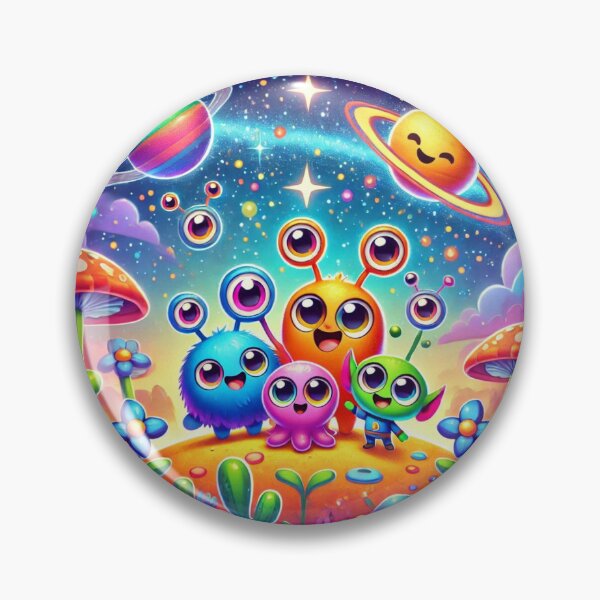 Item preview, Big eye aliens designed and sold by WyckedLynn.
