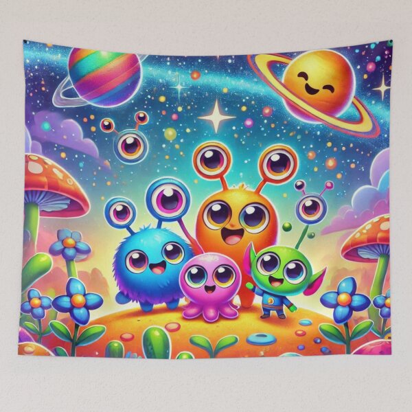 Item preview, Big eye aliens designed and sold by WyckedLynn.