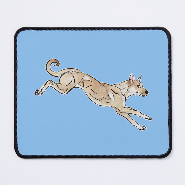Item preview, Leaping Carolina Dog (buff) designed and sold by Sparklepupfaeri.