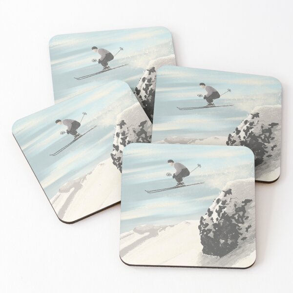 Item preview, Retro Skiing in Jasna - Low Tatras Mountains designed and sold by WHTDG.