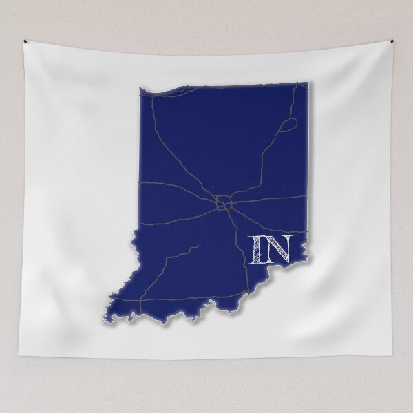 Item preview, Indiana Interstates [Navy] designed and sold by PhilbonianDezin.