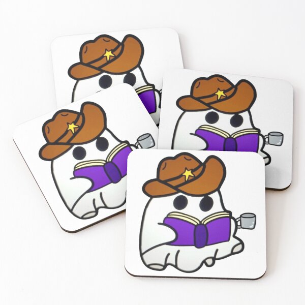 Item preview, cowboy reading ghost designed and sold by HaileyHhudson.