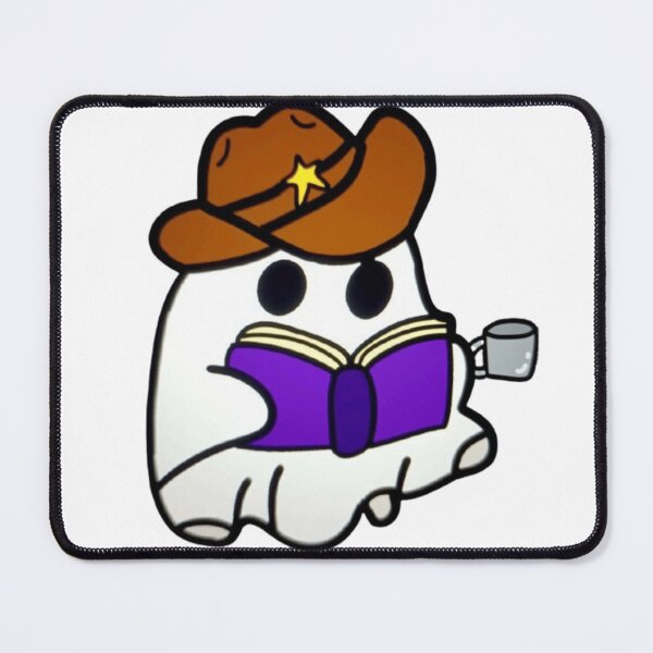 Item preview, cowboy reading ghost designed and sold by HaileyHhudson.