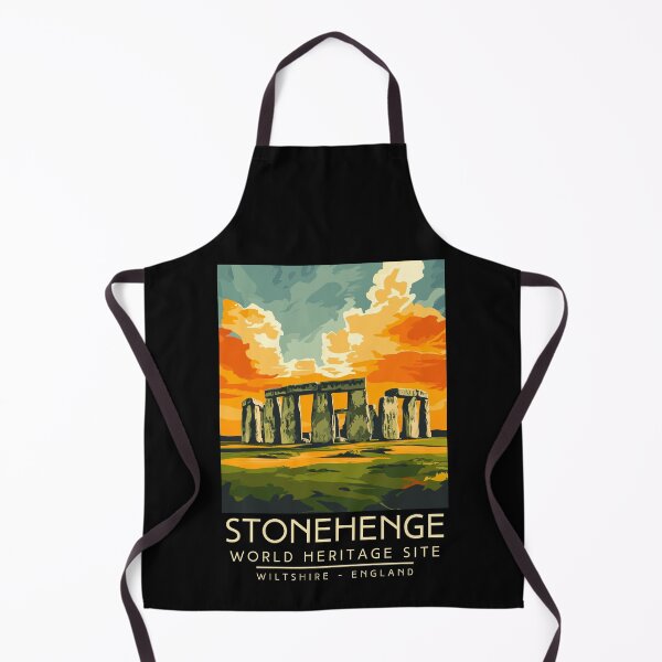 Item preview, A Vintage Travel Poster of Stonehenge - Wiltshire - England designed and sold by GoodOldVintage.