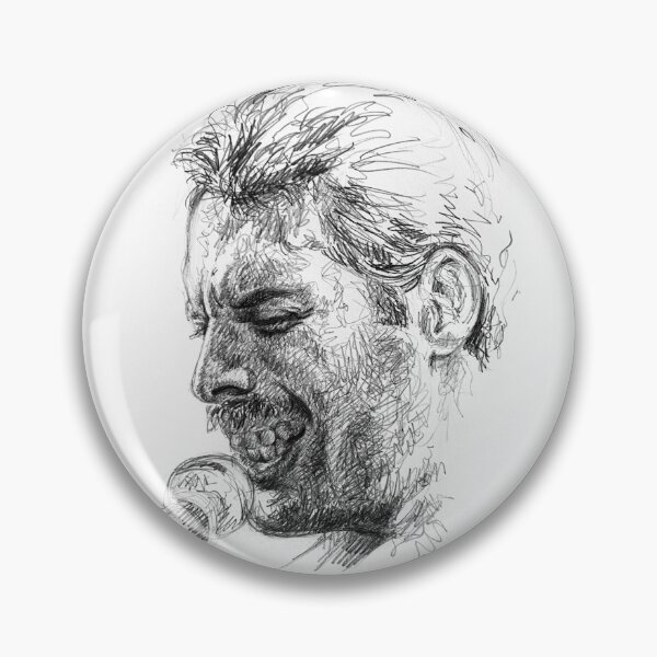 Item preview, Freddie Mercury sketch n5 designed and sold by Dario Lo Iacono Artista.