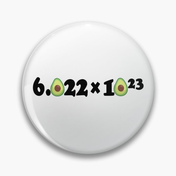 Item preview, Avocado avogadro's number  designed and sold by ZerpaGiovanna.