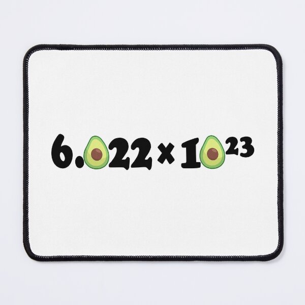 Item preview, Avocado avogadro's number designed and sold by ZerpaGiovanna.