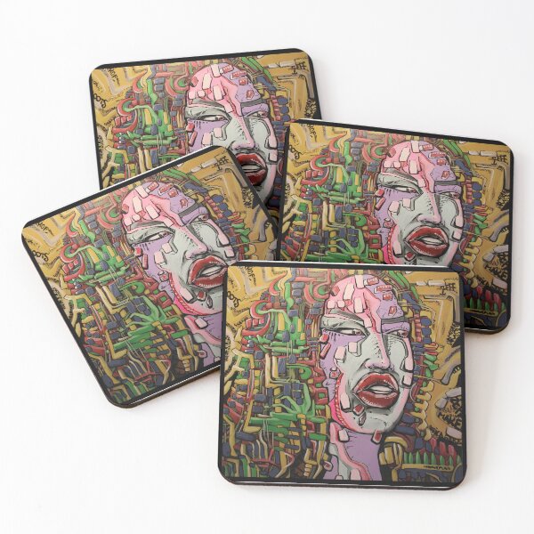Item preview, Crazy colorfull painting designed and sold by UdertakerSHOP.