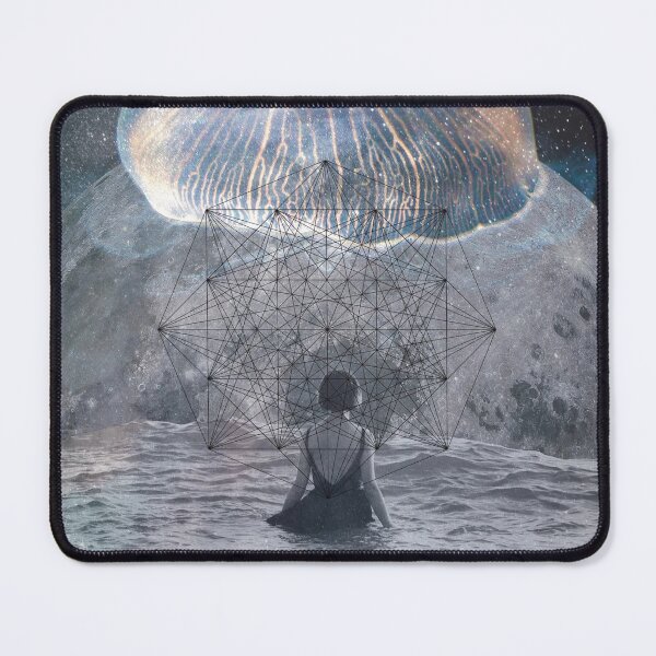 Item preview, Spirit animal jellyfish ocean moon designed and sold by 2BeSam.