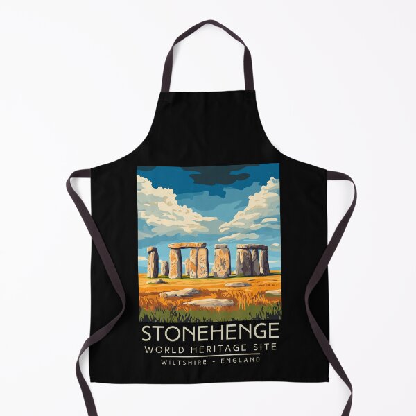 Item preview, A Vintage Travel Poster of Stonehenge - Wiltshire - England designed and sold by GoodOldVintage.