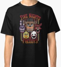 Five Nights At Freddy's Pizzeria Multi-Character Classic T-Shirt
