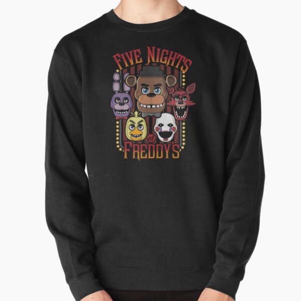 Five Nights At Freddy's Pizzeria Multi-Character Pullover Sweatshirt