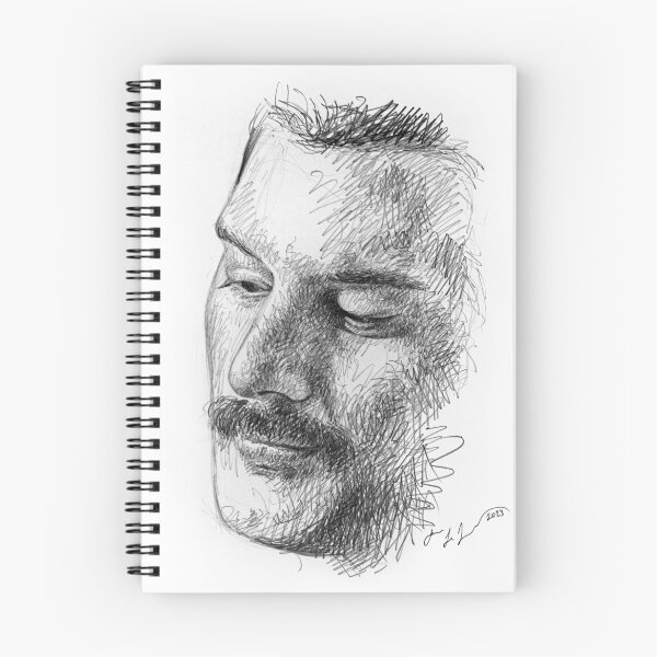 Item preview, Freddie Mercury sketch n9 designed and sold by Dario Lo Iacono Artista.