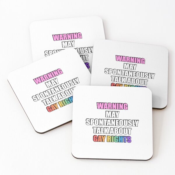 Item preview, Warning May spontaneously talk about Gay Rights designed and sold by Inspirationmotivation.