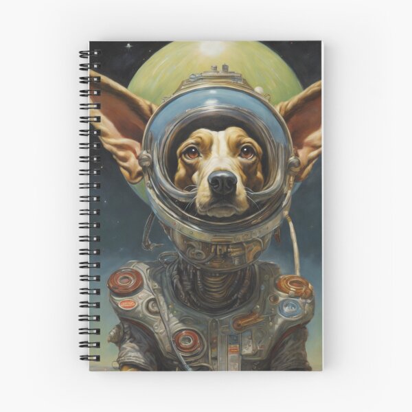 Item preview, Rockwell Spacedog #2 Iconic 21st Century Imitation Art designed and sold by NickWhittleArt.