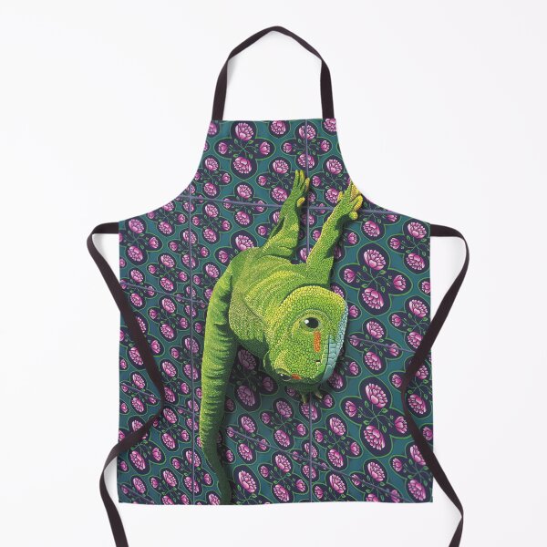 Item preview, Green Gecko on a patterned wall designed and sold by TalaKamoraDSGN.