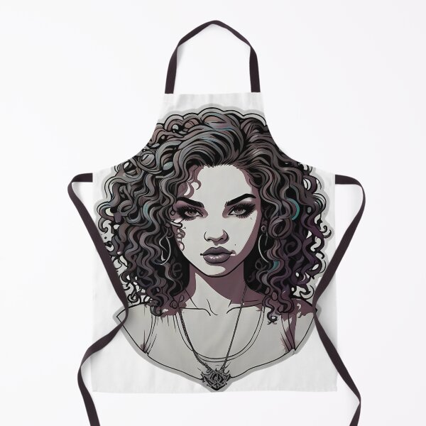 Item preview, Chica rizada designed and sold by Funkystreet.