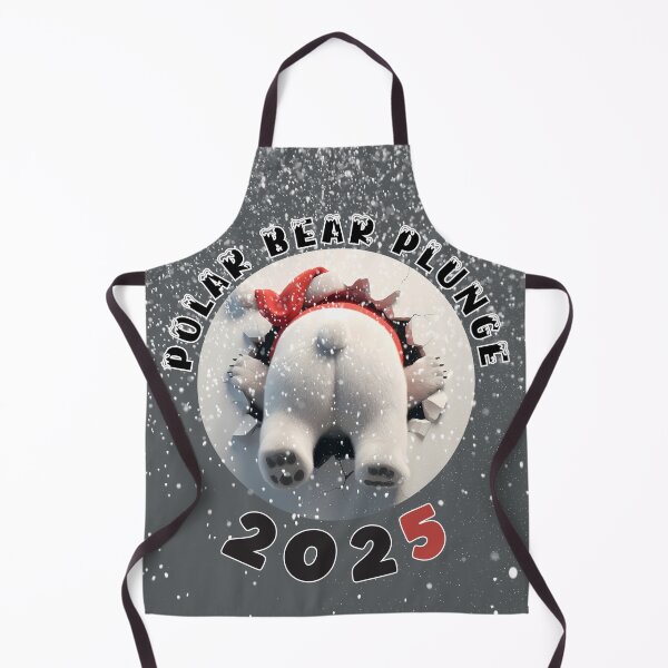 Item preview, Polar Bear Plunge 2025 Snowy Round Logo Design designed and sold by bAIryBarn.