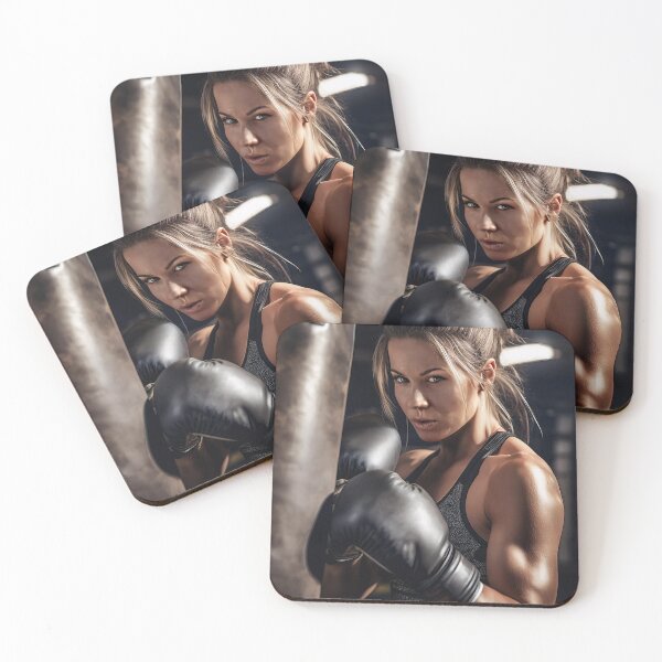 Item preview, A muscular individual wearing boxing gloves is training with a punching bag in a dimly lit gym, showcasing strength and focus designed and sold by homydesign.