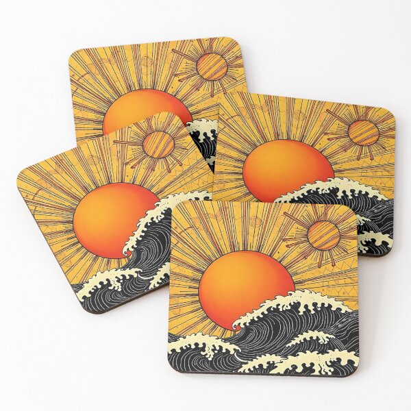 Item preview, Radiant Waves: A Vibrant Fusion of Sun and Sea designed and sold by artistspark.