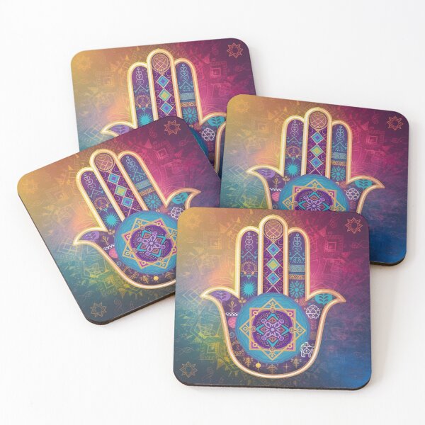 Item preview, Vibrant Hand of Fatima designed and sold by MyTshirtArt.