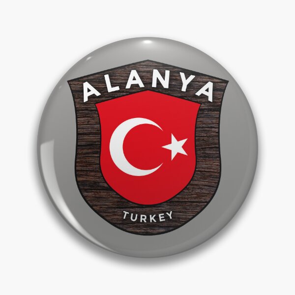 Item preview, Alanya Turkey Emblem Flag designed and sold by World Designs.