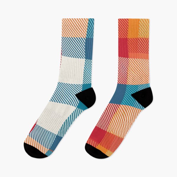 Item preview, A whimsical tartan pattern design with exaggerated plaid elements and playful colors. designed and sold by HEMRO.
