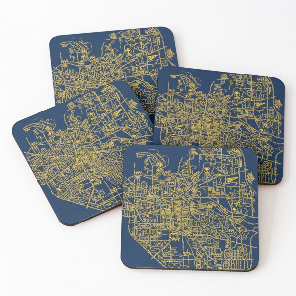 Item preview, Ann Arbor Street Map  designed and sold by fiberandgloss.