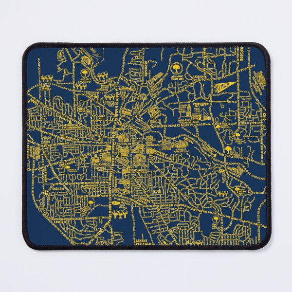 Item preview, Ann Arbor Street Map  designed and sold by fiberandgloss.