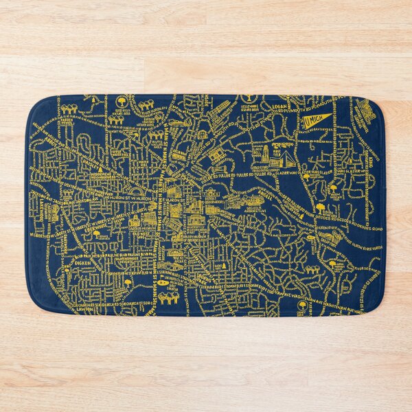 Item preview, Ann Arbor Street Map  designed and sold by fiberandgloss.