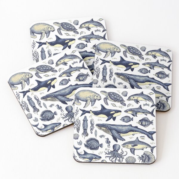 Item preview, Vintage Marine Life Collection designed and sold by Shipwrecked2020.