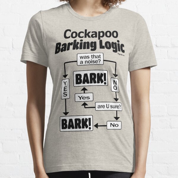 Item preview, Cockapoo Barking Logic designed and sold by doggination.