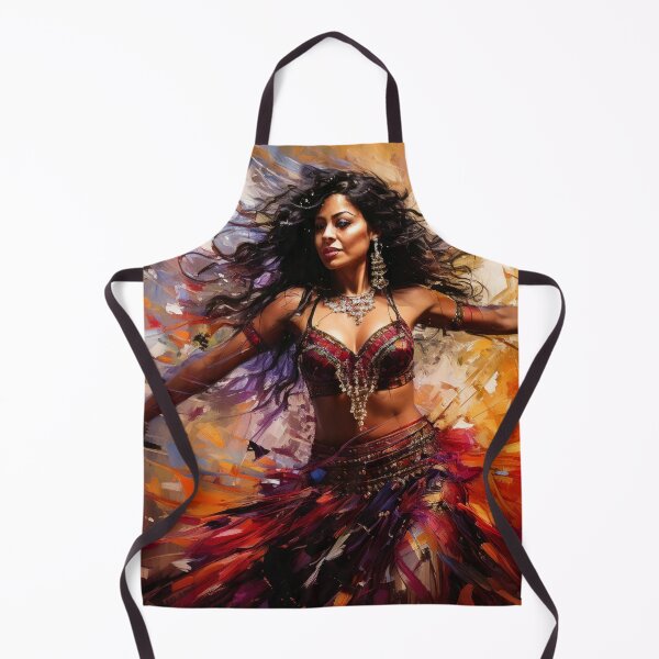 Item preview, Dynamic belly dancer spinning in motion designed and sold by Boxing Kangaroo Retail Company.