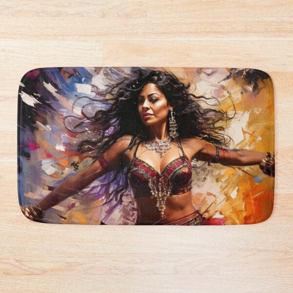 Item preview, Dynamic belly dancer spinning in motion designed and sold by Boxing Kangaroo Retail Company.