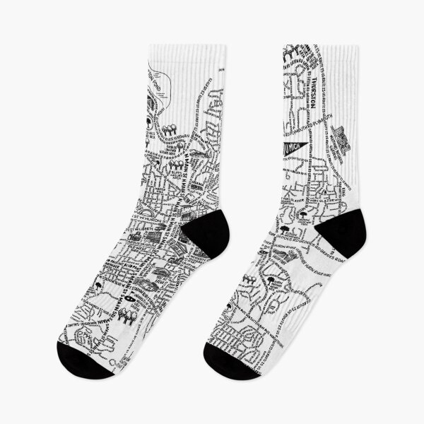 Item preview, Ann Arbor Street Map Art designed and sold by fiberandgloss.