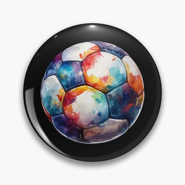 Item preview, Football Soccer Ball Watercolor Illustration Drawing (Black BG) designed and sold by FilipeFerreira.