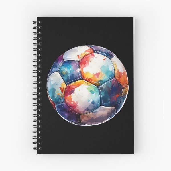 Item preview, Football Soccer Ball Watercolor Illustration Drawing (Black BG) designed and sold by FilipeFerreira.