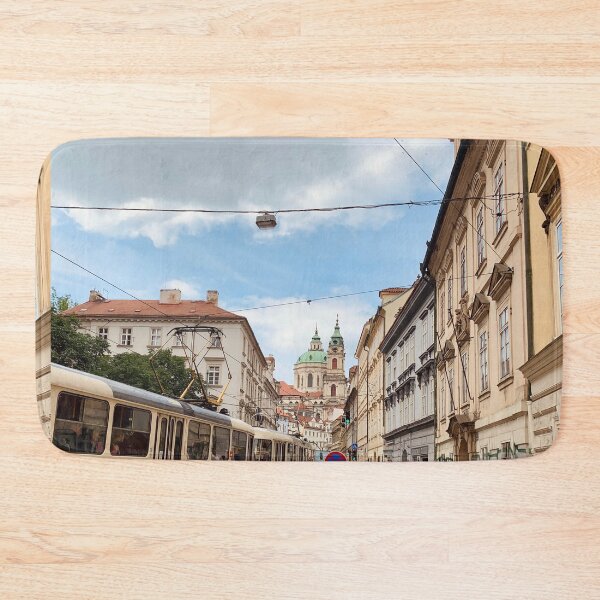 Item preview, Mala Stana Prague Street Red Tram designed and sold by Quoppidou.