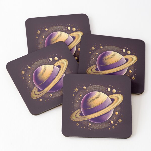 Item preview, A delicate Metal point depiction design of Saturn. designed and sold by HEMRO.