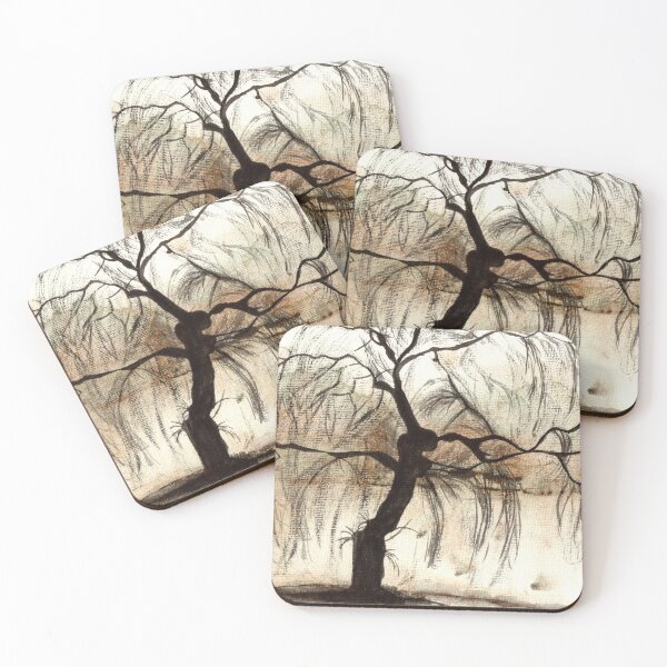 Item preview, Weeping Willow Trist Condolences Rest in Peace designed and sold by AnjaLiaDesigns.
