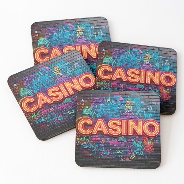 Item preview, Casino graffiti sign designed and sold by Boxing Kangaroo Retail Company.