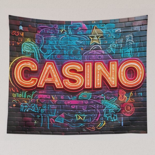 Artikelvorschau, Casino-Graffiti-Schild entworfen und verkauft von Boxing Kangaroo Retail Company.