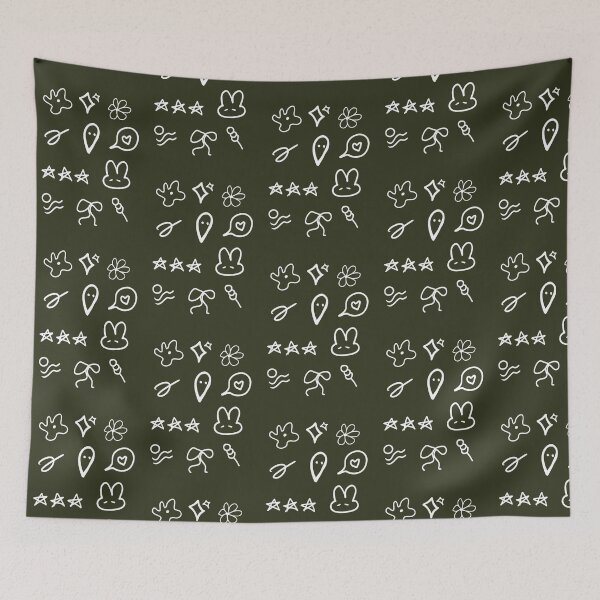 Item preview, Charming Doodle Decor: Black & White Minimalist Art designed and sold by RM-Journey.