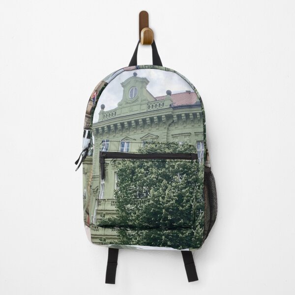 Item preview, Pastel Sage Green Building in Old Town Prague designed and sold by Quoppidou.