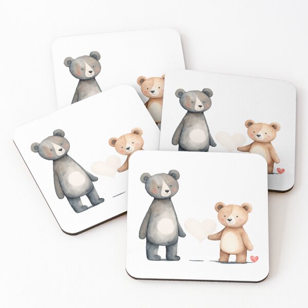 Item preview, Watercolor bear, watercolor bear, valentine day, love, adorable animals designed and sold by Victoria Riabov.