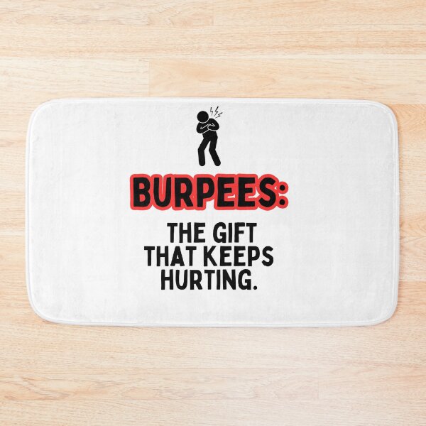 Item preview, Burpees: The Gift That Keeps Hurting designed and sold by AllYoursShop.
