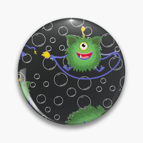 Item preview, Pattern bubbles moustros designed and sold by MarketdeLuis.