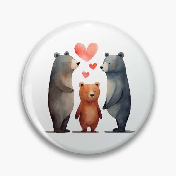 Item preview, Watercolor bear, watercolor bear, valentine day, love, adorable animals designed and sold by Victoria Riabov.